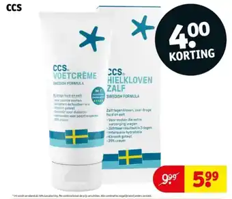 Kruidvat CCS VOETCRÈME aanbieding