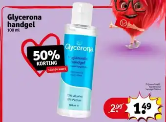 Kruidvat Glycerona handgel aanbieding