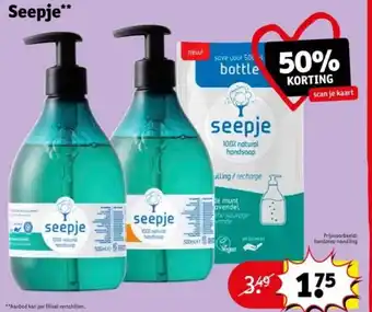 Kruidvat Seepje** aanbieding