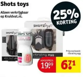 Kruidvat Shots toys aanbieding