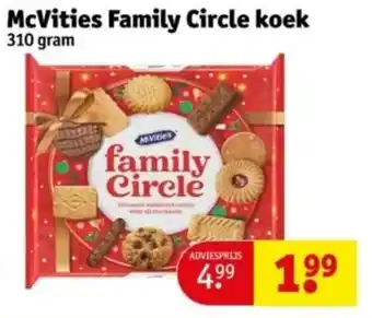 Kruidvat McVities Family Circle koek 310 gram aanbieding