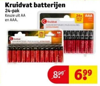 Kruidvat Kruidvat batterijen aanbieding