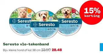 Welkoop Seresto vlo-tekenband Bijv. kleine hond of kat 38 cm aanbieding