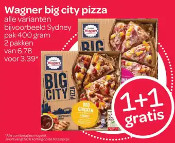 Spar Wagner big city pizza aanbieding