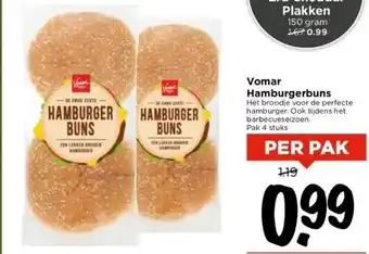 Vomar Voordeelmarkt Hamburgerbuns aanbieding