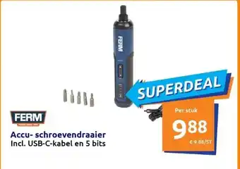 Action Accu- schroevendraaier aanbieding