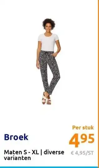 Action Broek aanbieding