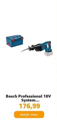 Bosch Professional 18v System Accureciprozaagmachine Gsa 18 V-li (incl