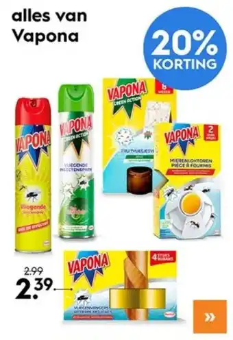 Blokker Alles van vapona aanbieding