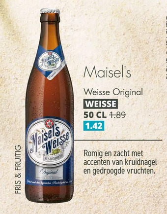 Mitra Maisel's weisse original aanbieding