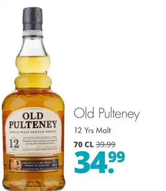 Mitra Old pulteney 12 yrs malt aanbieding