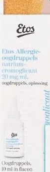 Etos Etos allergie oogdruppels natriumcromoglicaat 20 mg/ml 10 ml. aanbieding