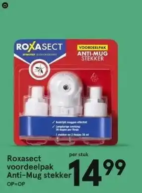 Etos Roxasect voordeelpak anti-mug stekker aanbieding