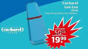 Trekpleister Cacharel Lou Lou 30 ml aanbieding