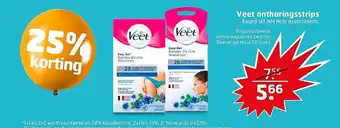 Trekpleister Veet ontharingsstrips aanbieding