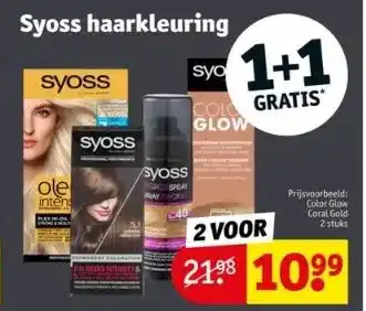 Kruidvat Syoss haarkleuring aanbieding