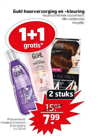 Trekpleister Guhl haarverzorging en -kleuring 250 ml aanbieding