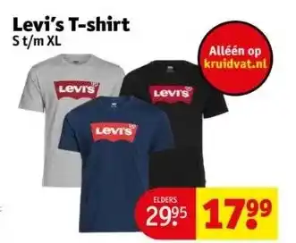 Kruidvat Levi's t-shirt aanbieding