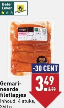 ALDI Gemarineerde filetlapjes aanbieding