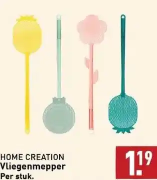 ALDI Home creation vliegenmepper per stuk. aanbieding