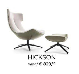 Baenks Hickson aanbieding