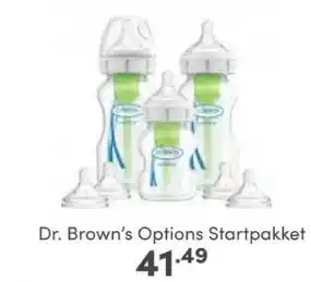 Baby & Tiener Dr. brown's options startpakket aanbieding