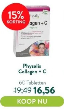 Holland & Barrett Collagen + c aanbieding