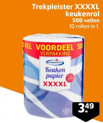 Trekpleister Trekpleister xxxxl keukenrol aanbieding