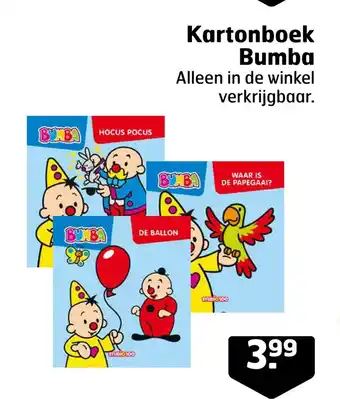 Trekpleister Kartonboek bumba aanbieding