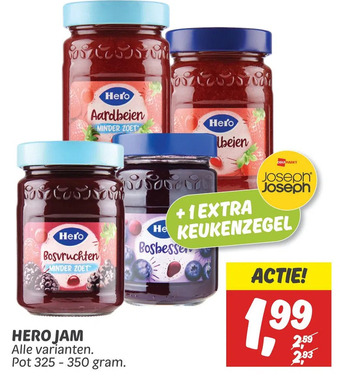Dekamarkt Hero jam aanbieding