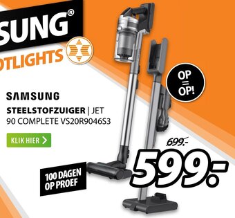 Expert SAMSUNG Steelstofzuiger | JET 90 COMPLETE VS20R9046S3 aanbieding