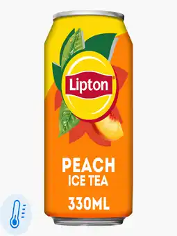 Flink Lipton ice tea peach 33cl aanbieding