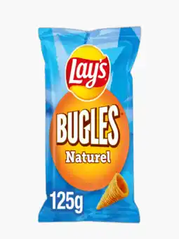 Flink Lay's bugles naturel 125g aanbieding