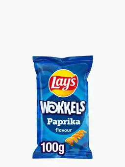 Flink Lay's wokkels paprika 100g aanbieding