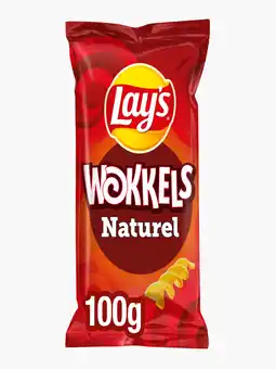 Flink Lay's wokkels naturel 100g aanbieding