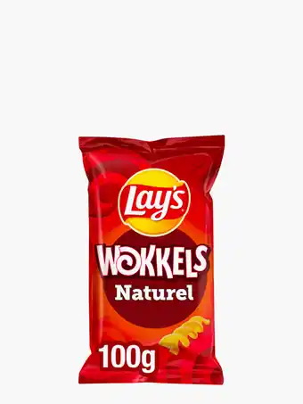 Flink Lay's wokkels naturel 100g aanbieding