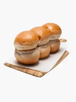 Flink De stadsbakkerij witte bollen 6st 360g aanbieding