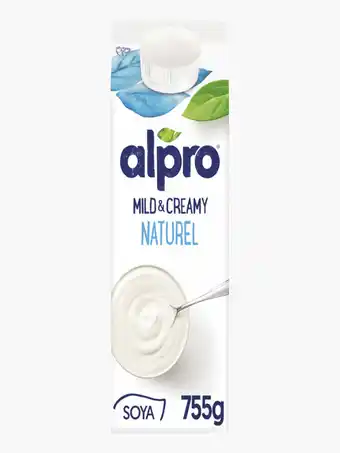 Flink Alpro mild & creamy plantaardige variatie op yoghurt naturel 750ml aanbieding