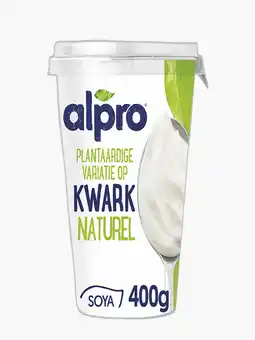 Flink Alpro plantaardige kwark naturel 400g aanbieding