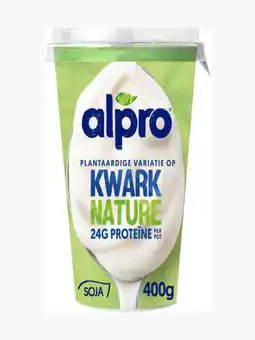 Flink Alpro plantaardige kwark naturel 400g aanbieding