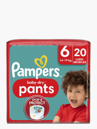 Flink Pampers baby dry pants maat 6 20st aanbieding