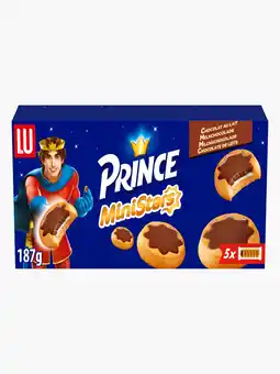 Flink Lu prince ministars koekjes melkchocolade 5 x 37,4g aanbieding
