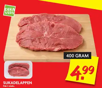 Dekamarkt Sukadelappen 400 gram aanbieding