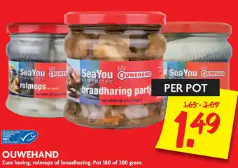 Dekamarkt Ouwehand 180 of 200 gram aanbieding