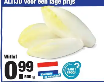 ALDI Witlof 500 gr aanbieding