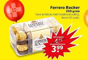 Trekpleister Ferrero Rocher 200g aanbieding