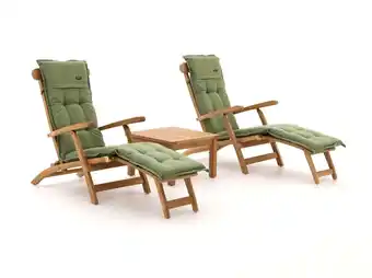 Kees Smit Sunyard country/wales 60cm deckchair set 3-delig - laagste prijsgarantie! aanbieding