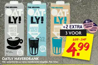 Dekamarkt Oatly haverdrank 1 liter aanbieding