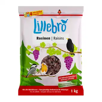 Zooplus Lillebro voederrozijnen 1 kg - 3 x 1 kg aanbieding