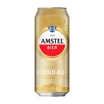 Coop Amstel blond bier blik aanbieding